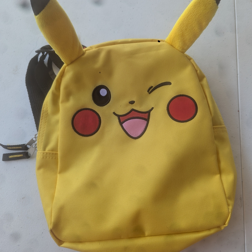 Pokemon Pikachu Yellow Kids Backpack
